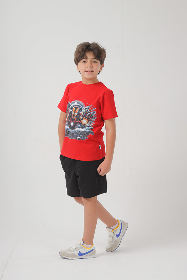 Iron man Cotton T-shirt For Boys