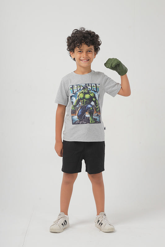 Hulk Cotton T-shirt For Boys