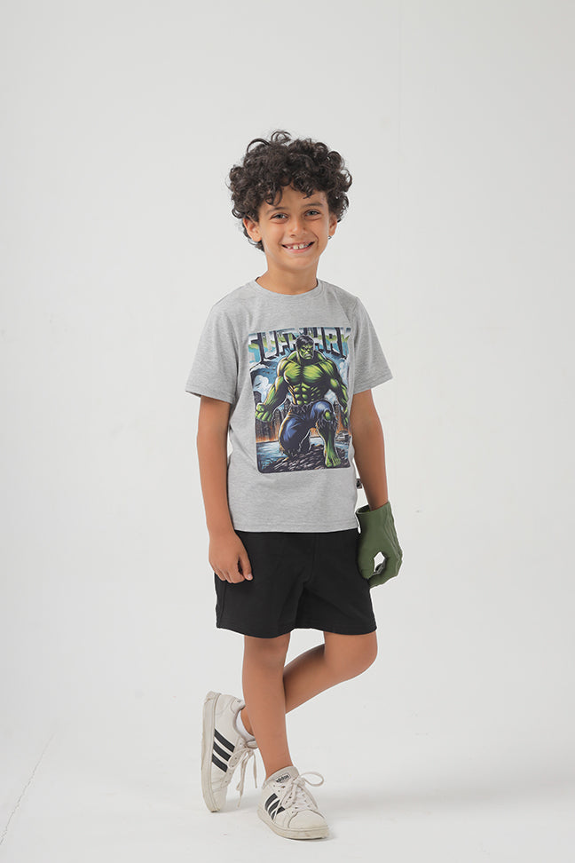 Hulk Cotton T-shirt For Boys