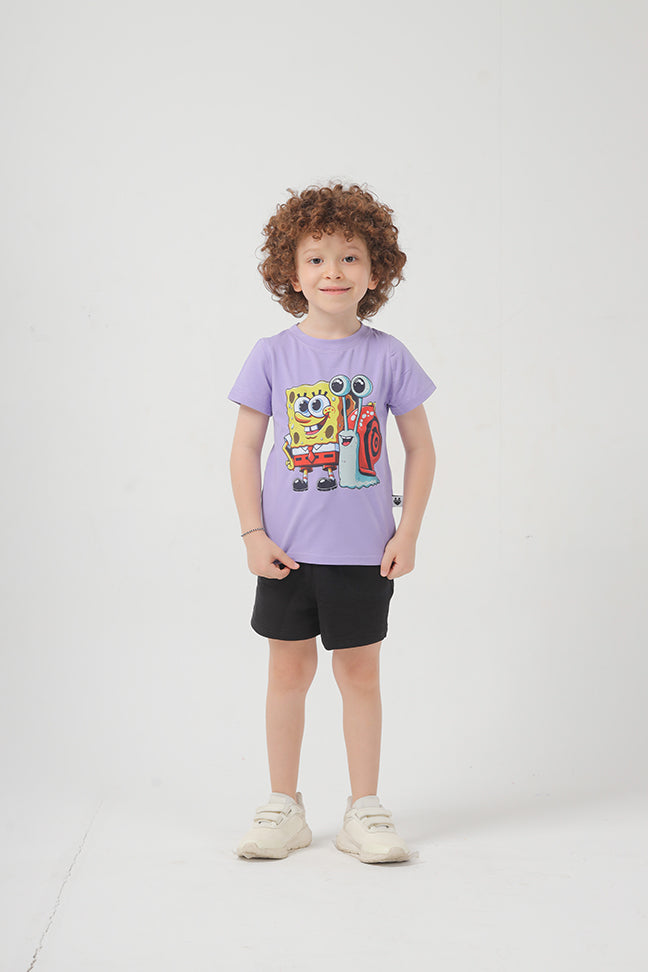 SpongeBob Cotton T-shirt For Boys