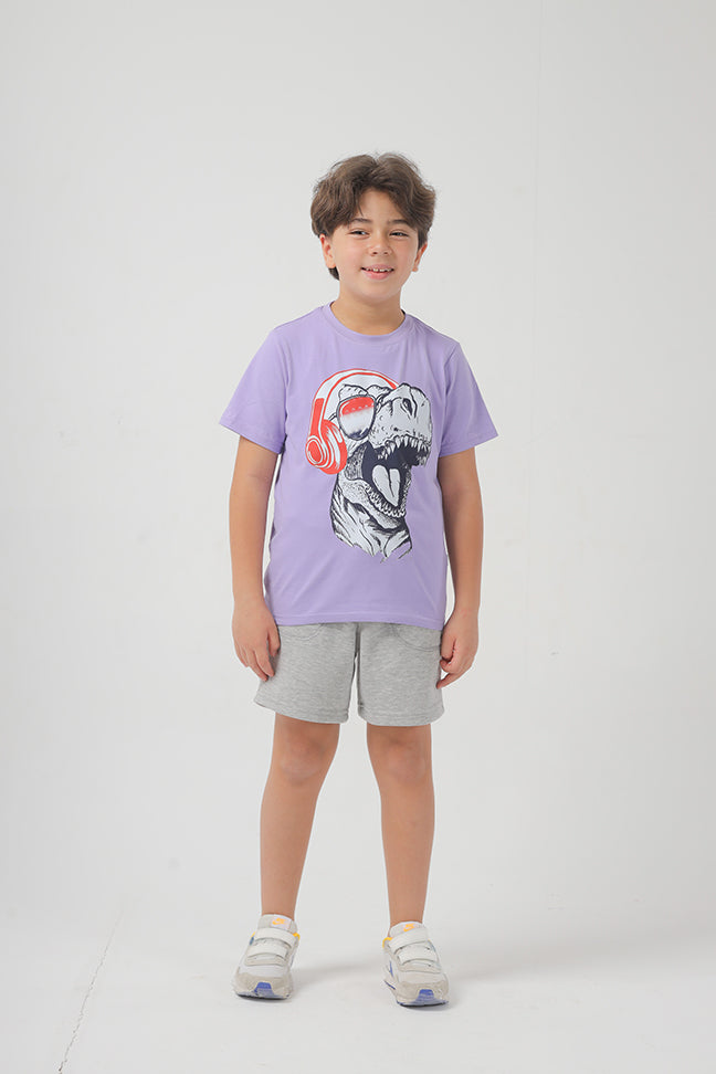 T rex dinosaur Kids Cotton T-shirt For Boys