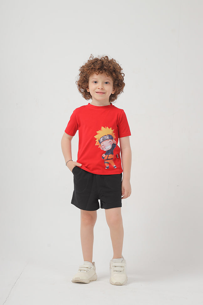 Naruto Super Hero Cotton T-shirt For Boys