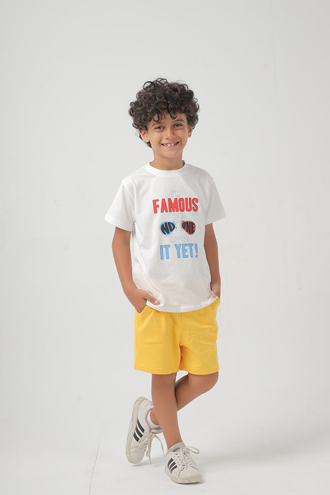 Iam famous but no one Knows yet Cotton T-shirt