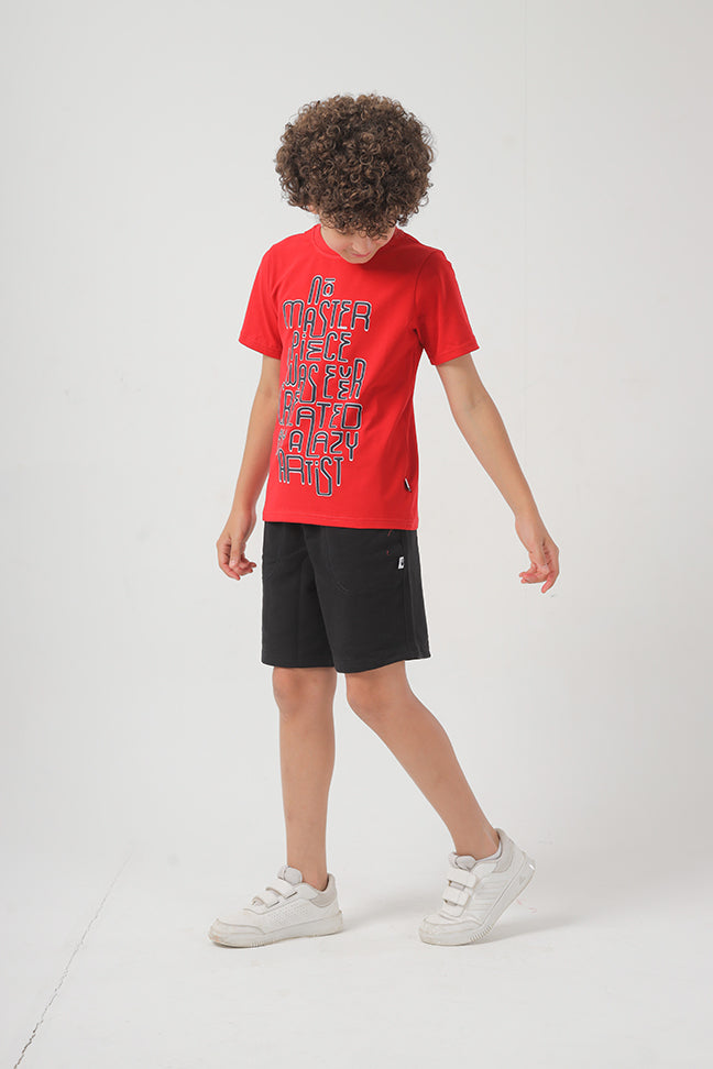 Masterpiece  Cotton T-shirt For Boys