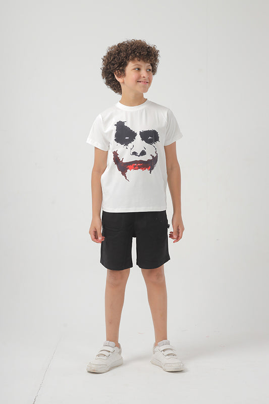 Joker Cotton T-shirt For Boys