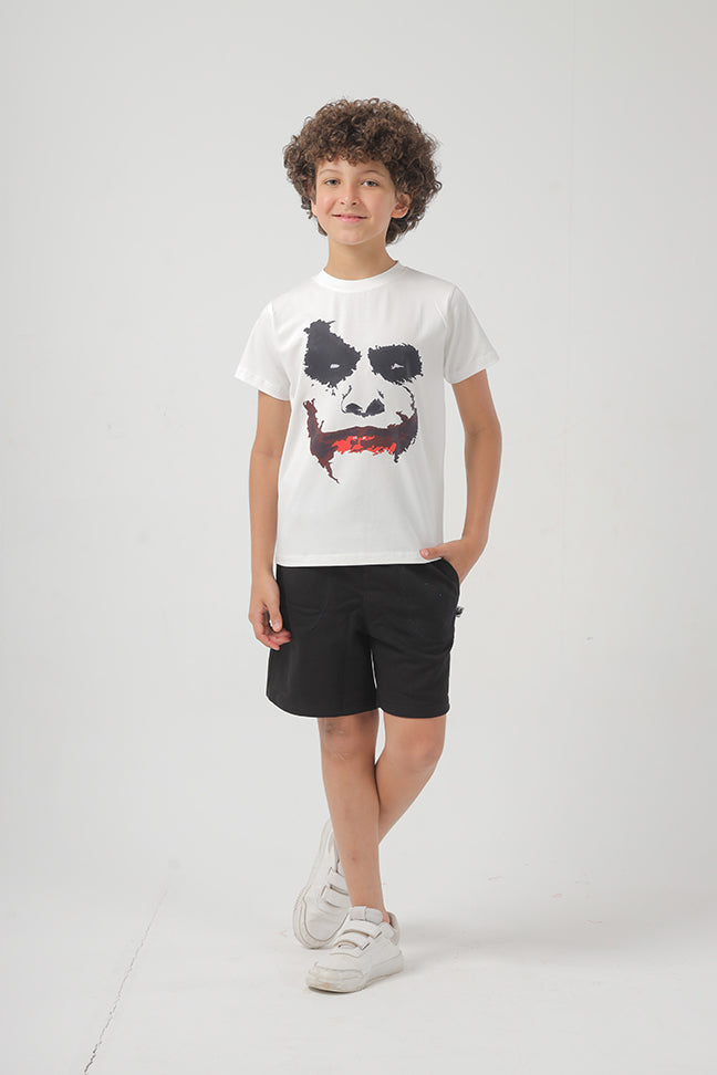 Joker Cotton T-shirt For Boys