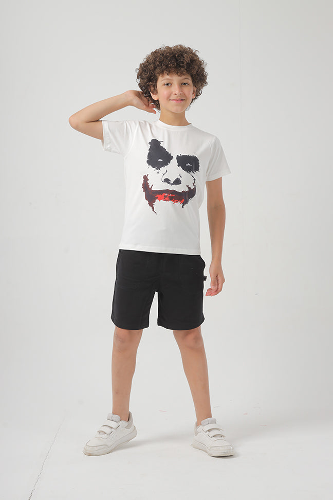 Joker Cotton T-shirt For Boys