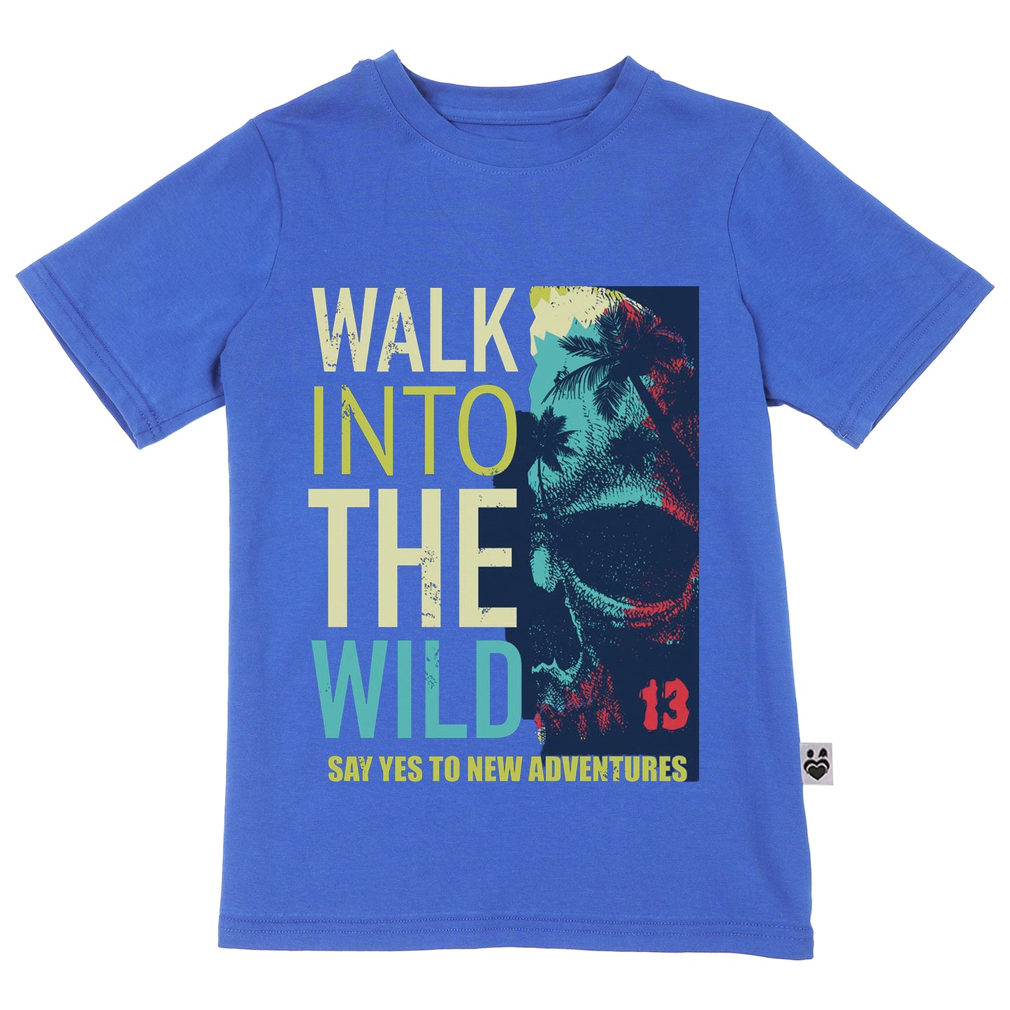 Walk Into The Wild Cotton T-shit For Boys