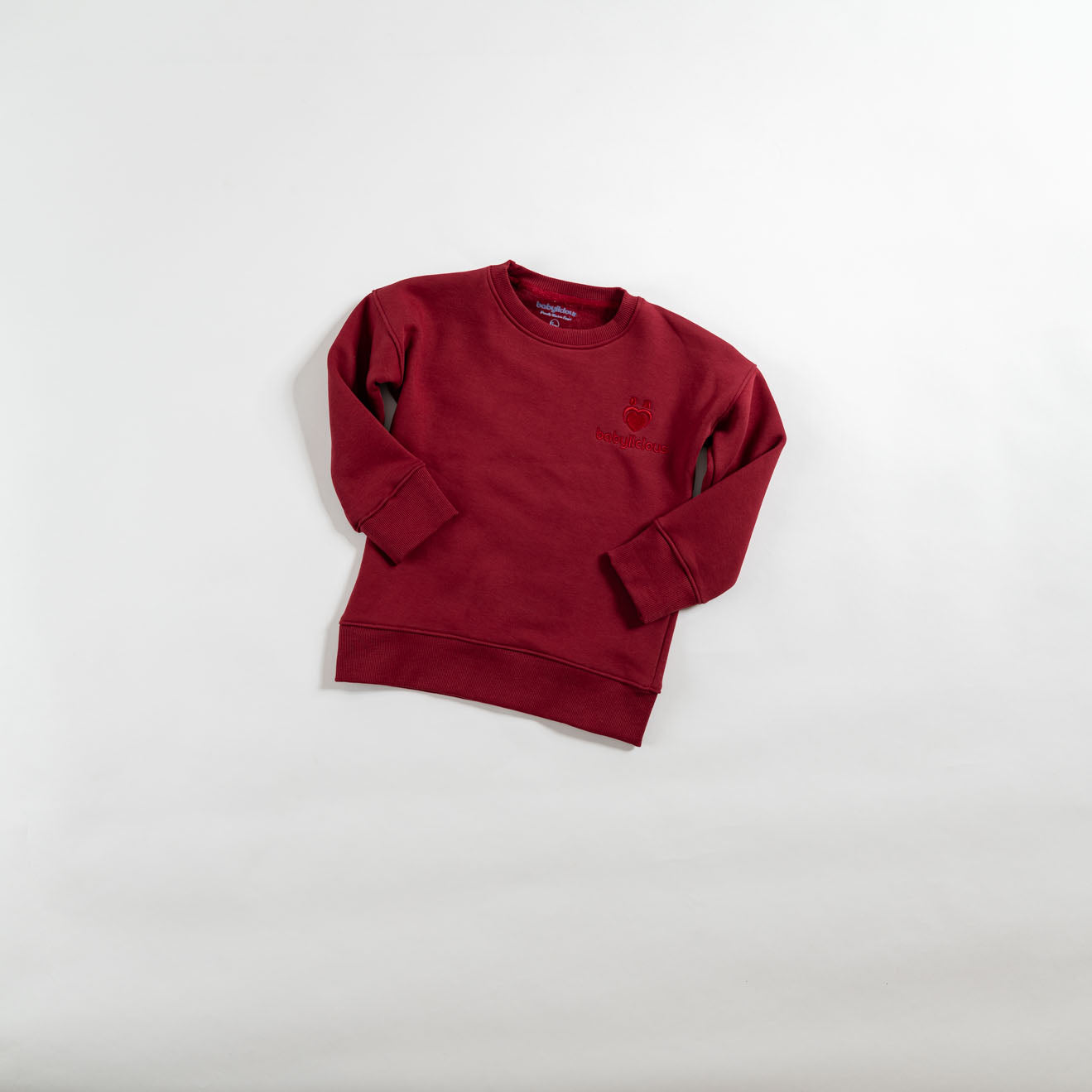 2 pieces plain fleece set-maroon