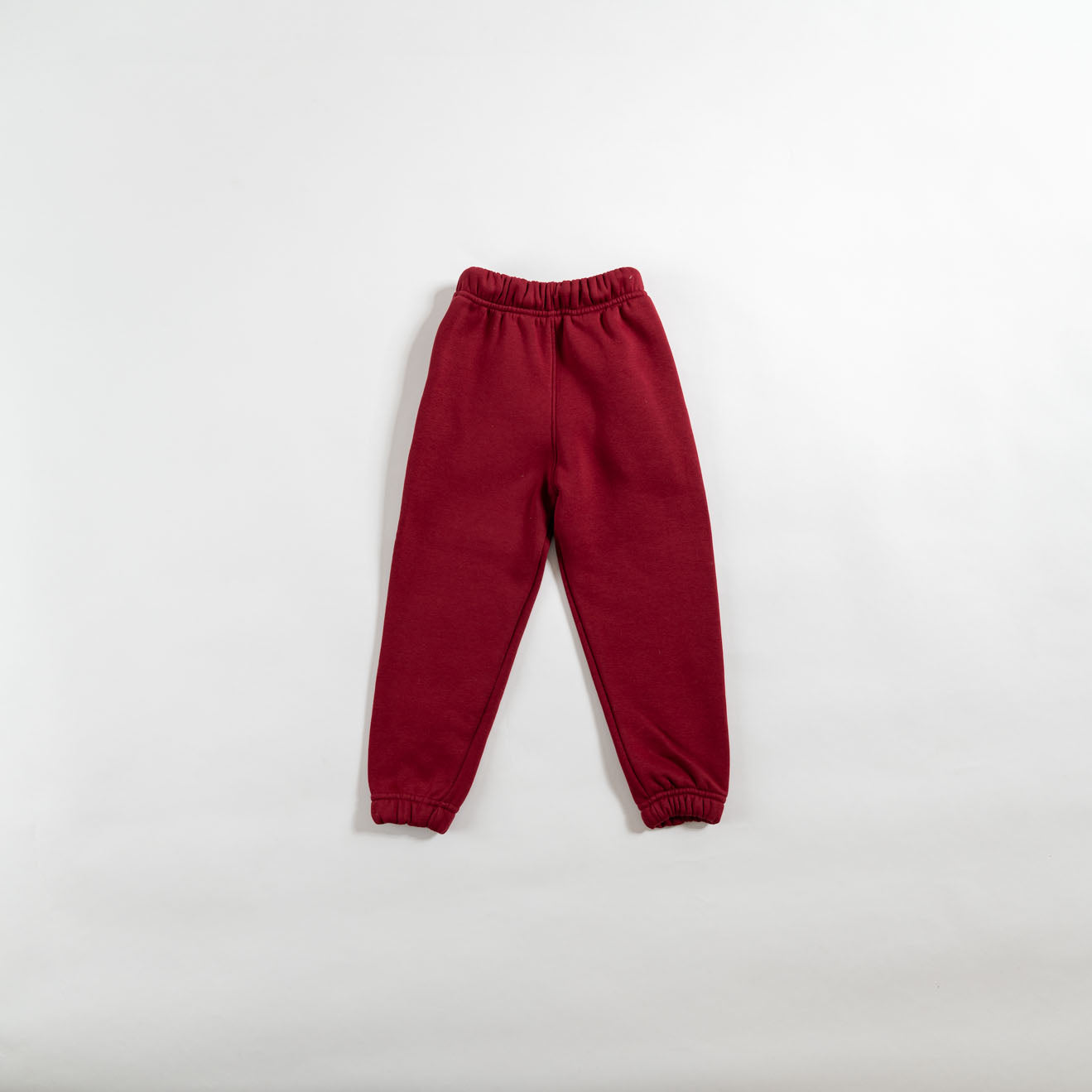 2 pieces plain fleece set-maroon