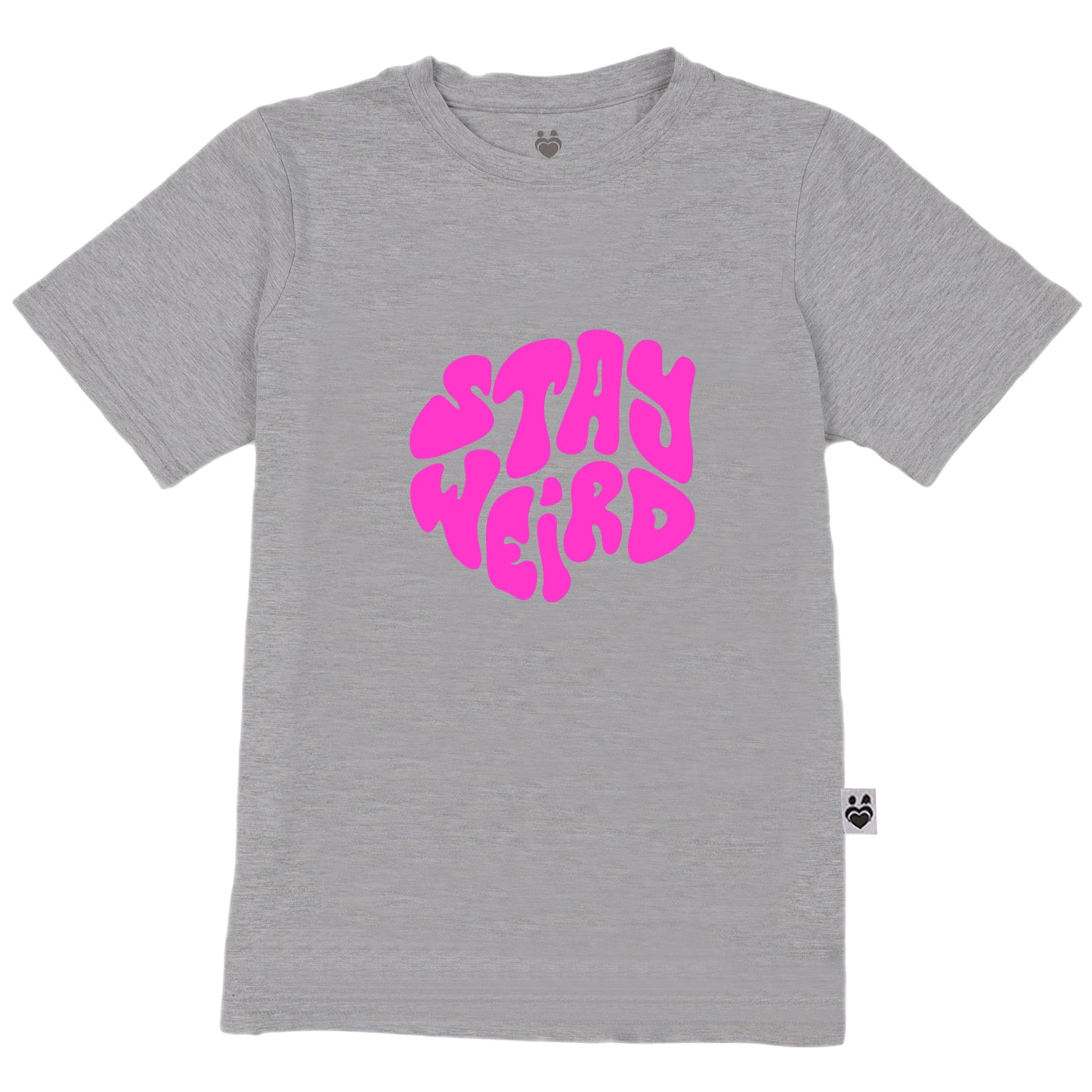 Stay  Weird  Glow In The Dark T-shirt For Girls