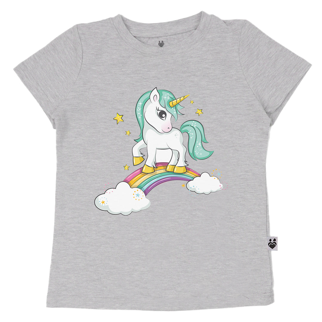 Unicorn Cotton T-shirt for Girls