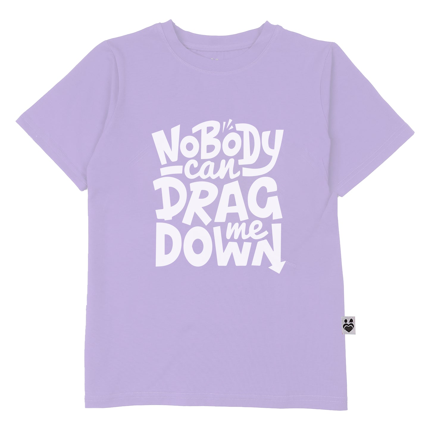 Nobody Can Drag Me Down glow in the dark T-shirt For Boy White Print