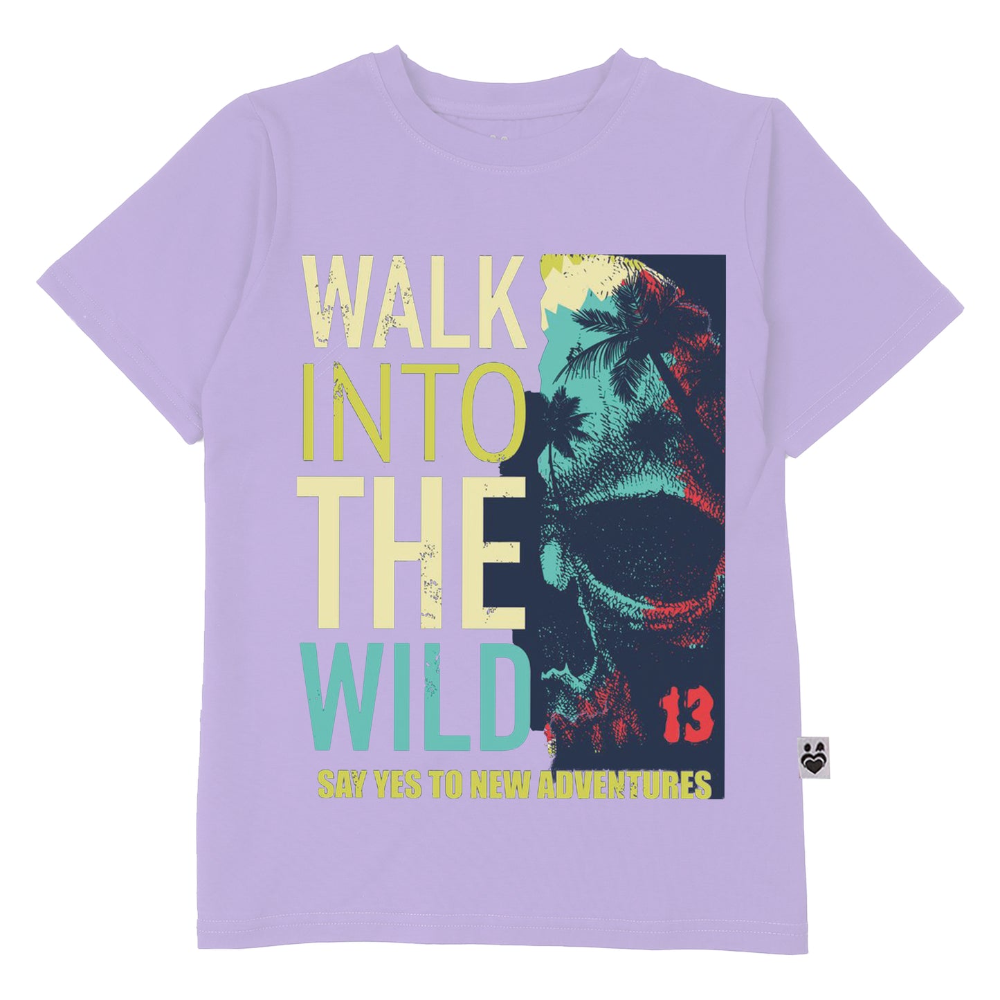 Walk Into The Wild Cotton T-shit For Boys