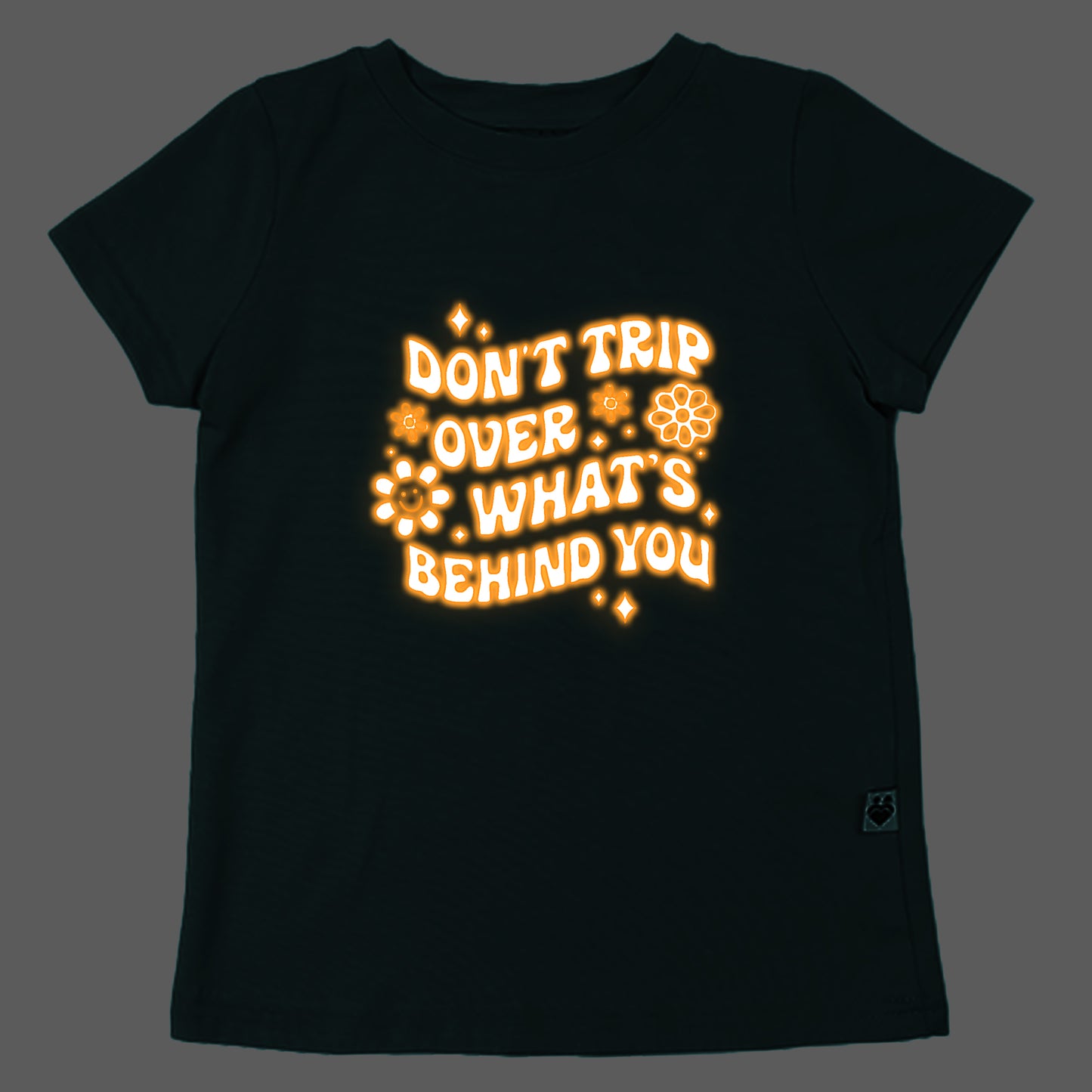 Don't Trip Over Glow In The Dark T-shirt For Girls