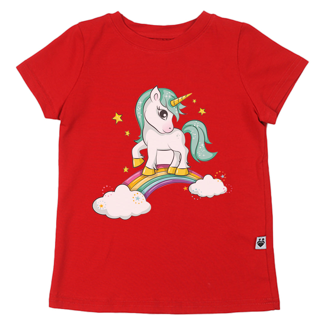 Unicorn Cotton T-shirt for Girls