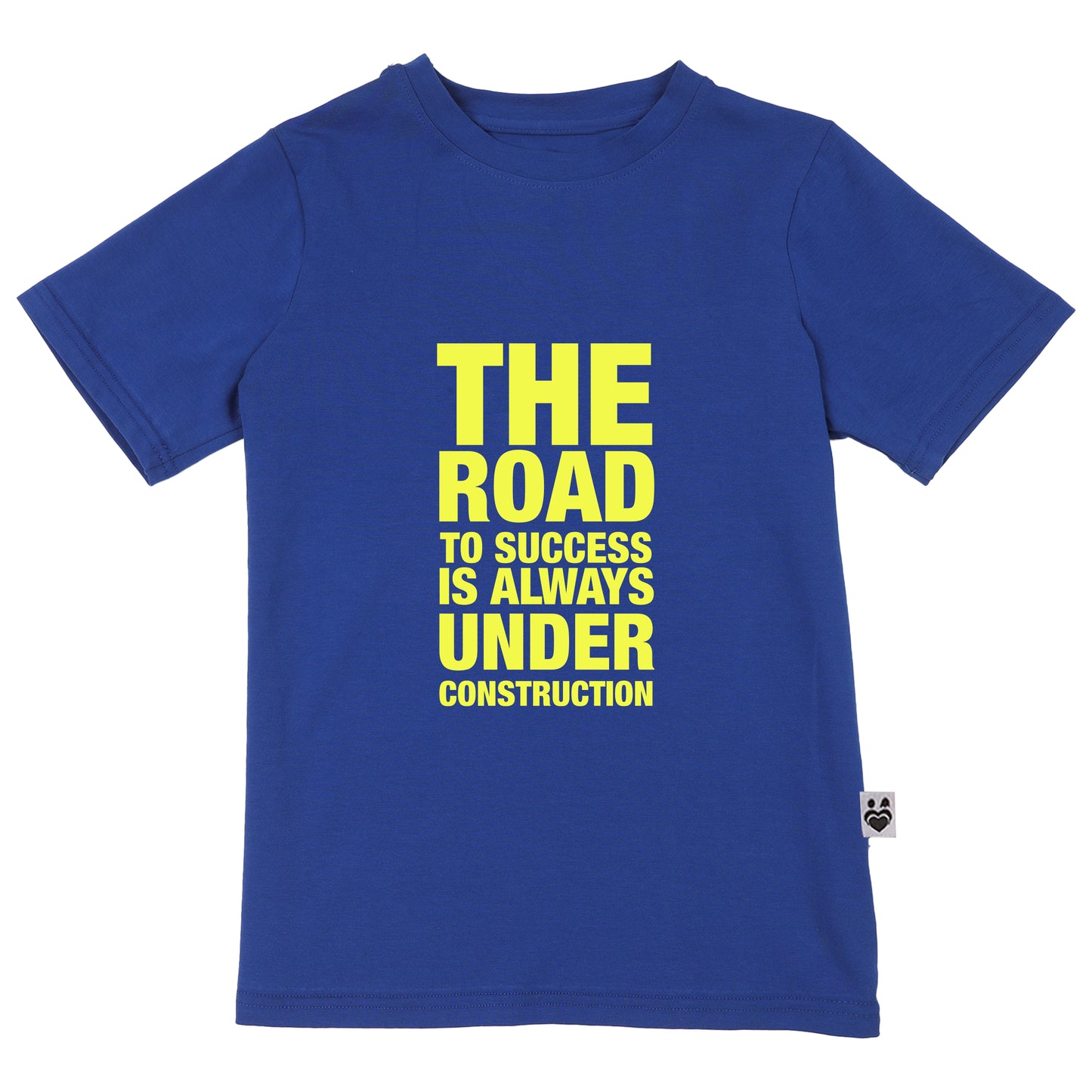 The Road To Success Glow in the dark T-shirt For Boy Yellow Print